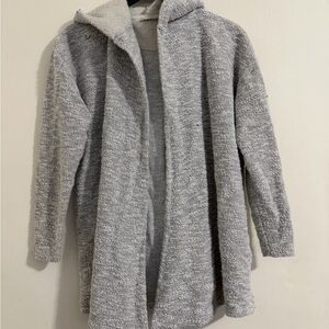 LOFT Gray Teddy Jacket